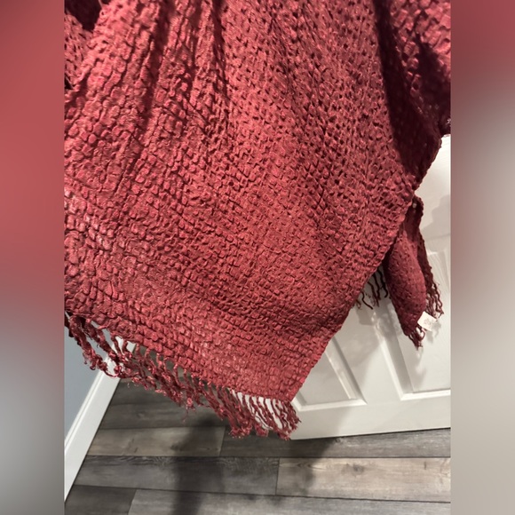 Free People Vida Woven Hooded Kimono in Mars OS - Picture 6 of 7